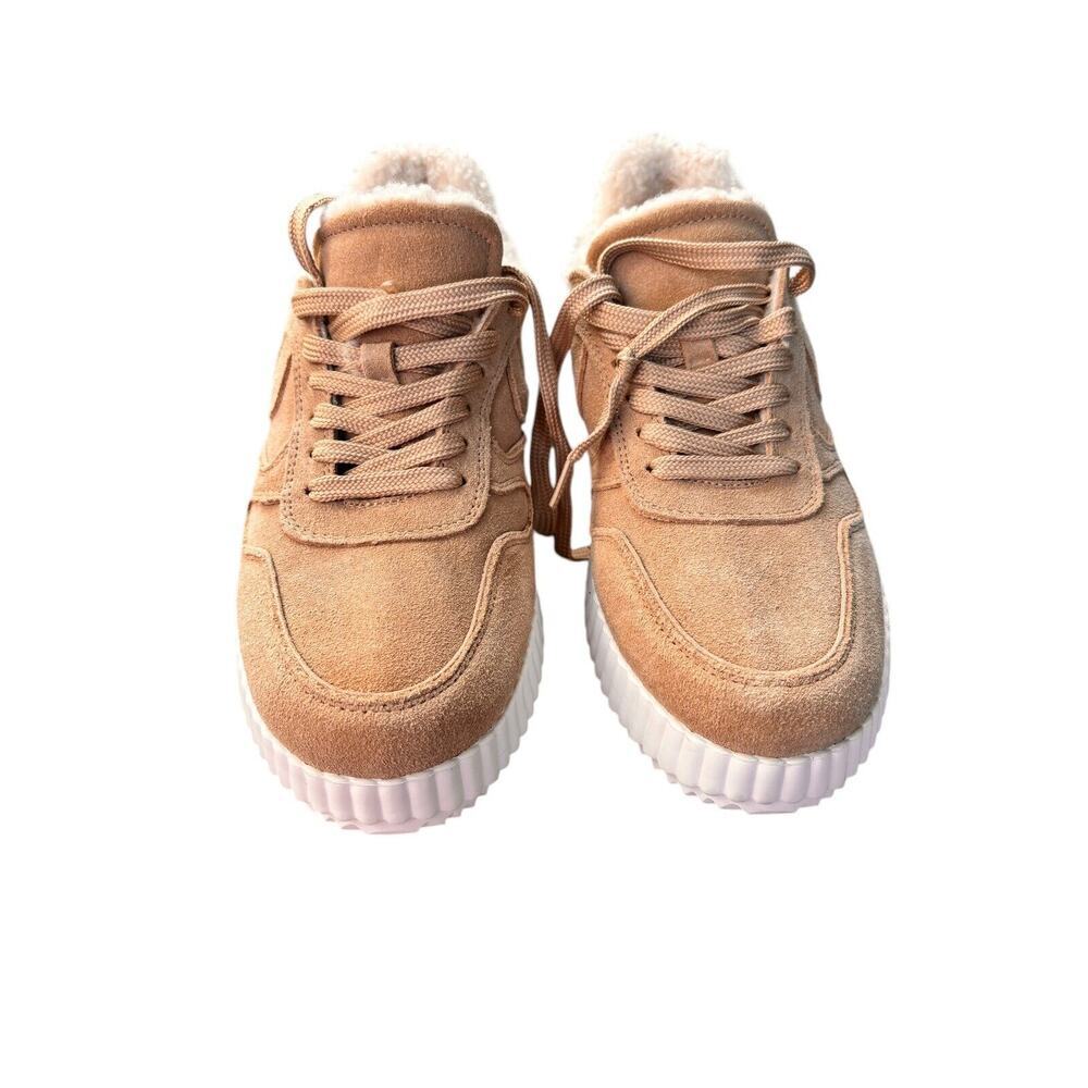 NWOB Steve Madden Shereen Women's Fashion Sneakers Chestnut Suede Size 7.5 - Picture 9 of 11